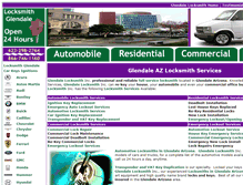 Tablet Screenshot of locksmithglendaleaz.com